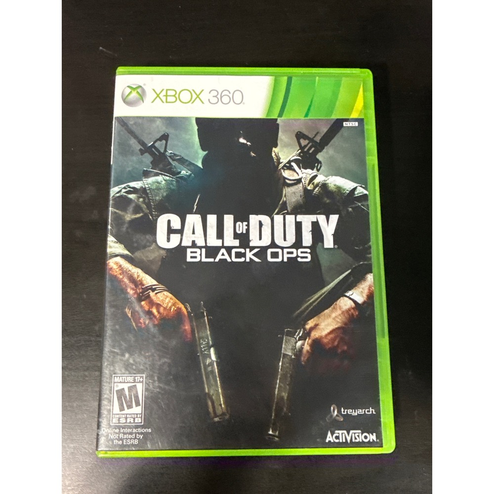 Call of Duty Black Ops Xbox 360 Activision Treyarch FPS Video Game 2010 NTSC